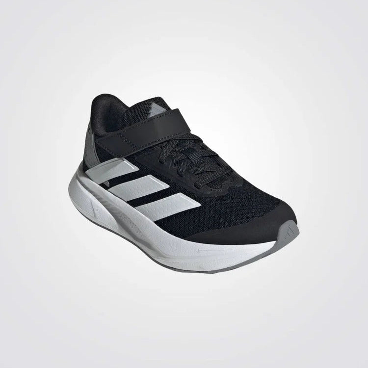 נעלי ספורט Adidas שחורות עם רצועת סקוץ' ופסי שלוש לבנים