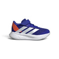 נעלי ספורט כחולות לילדים של Adidas עם שרוכים ושלוש פסים לבנים